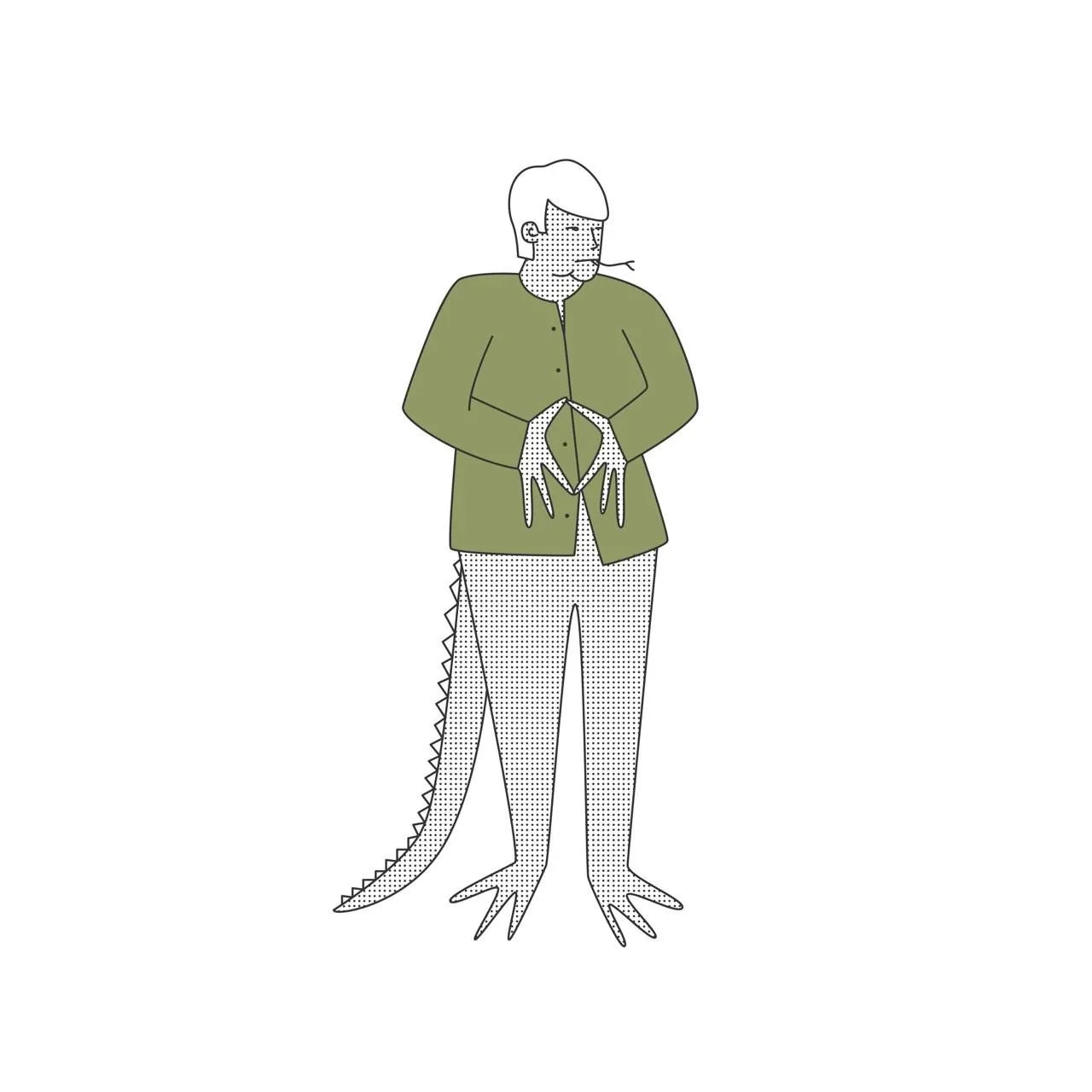 Angela Merkel A Lizard