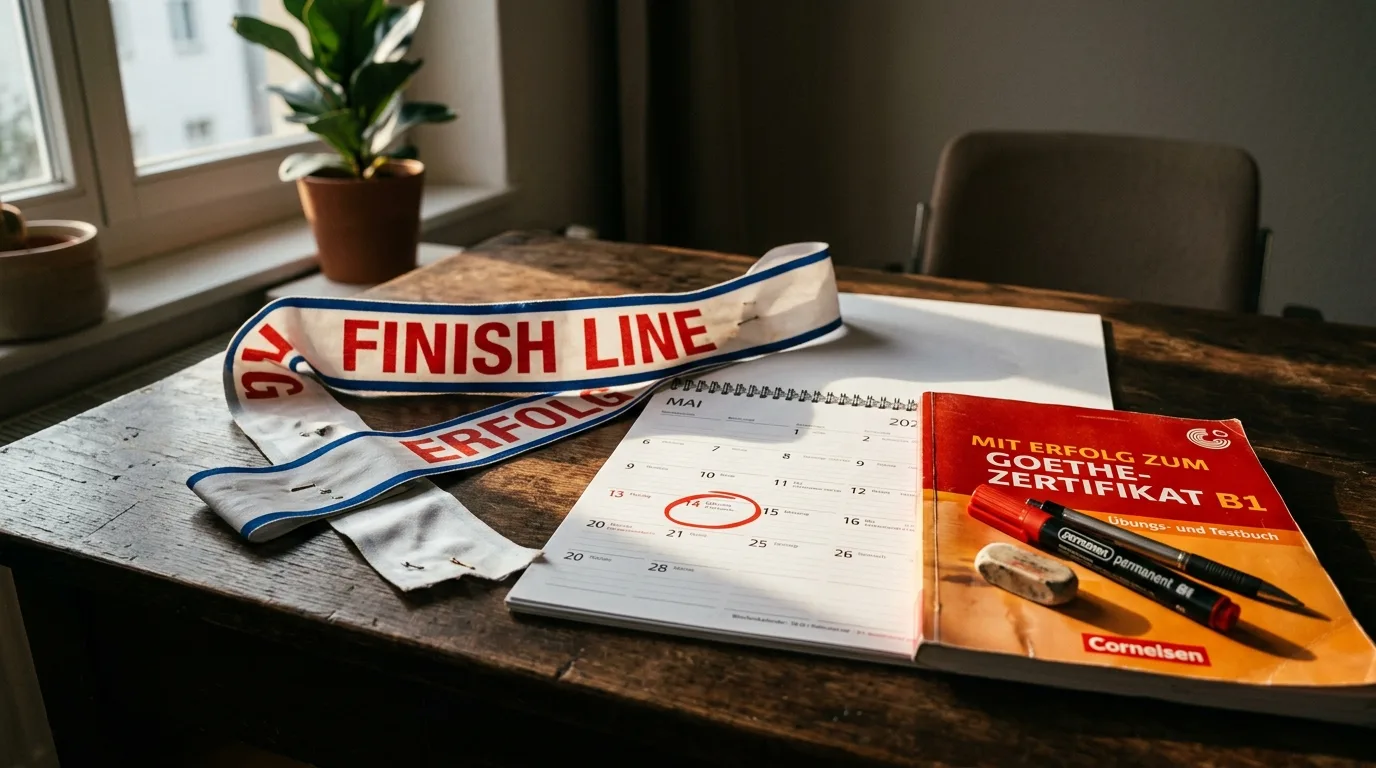 TL;DR: A student's journey to passing the B1 German exam in just 14 days of preparation - what worked, what nearly didn't, and what this says about intensive language learning. >B1 in 14 Days - II